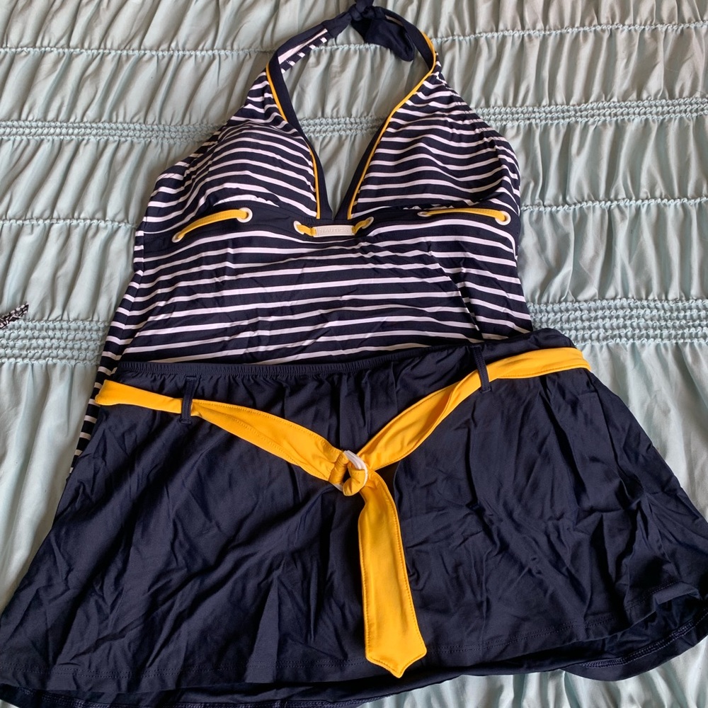 Nautica Swim Set - tankini and skirted bottom